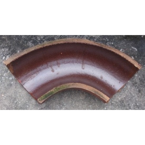 Glazed Channel Bend 90D 6" (150mm)