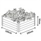 Bunnings The Organic Garden Co #3318228 100 x 100 x 30cm Zincalume Square Raised Garden Bed Bunnings The Organic Garden Co #3318228 100 x 100 x 30cm Zincalume Square Raised Garden Bed