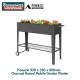Bunnings Pinnacle #3321764 950 x 350 x 800mm Charcoal Raised Mobile Garden Planter Bunnings Pinnacle #3321764 950 x 350 x 800mm Charcoal Raised Mobile Garden Planter