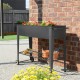 Bunnings Pinnacle #3321764 950 x 350 x 800mm Charcoal Raised Mobile Garden Planter Bunnings Pinnacle #3321764 950 x 350 x 800mm Charcoal Raised Mobile Garden Planter