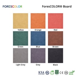 Foresco ForesCOLOR® Coloured Wood Fibre Board 5MM (T) x 1220MM (W) x 2440MM (L)