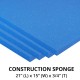 Construction Sponge Blue/Yellow 20'' (L) x 15'' (W) x 3/4'' (T) Construction Sponge Blue/Yellow 20'' (L) x 15'' (W) x 3/4'' (T)