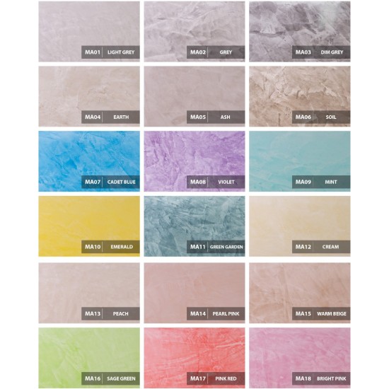 MacoAvell Vellma Marmorino Plaster Decorative Special Effect 25KG