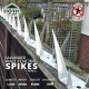 [Type 2] Home Store Galvanised/Stainless Steel Security Wall Fencing Spikes 1.25M (L) x 45MM (W) x 85MM (H) x 2MM (T)