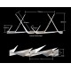 [Type 2] Home Store Galvanised/Stainless Steel Security Wall Fencing Spikes 1.25M (L) x 45MM (W) x 85MM (H) x 2MM (T)