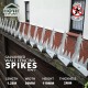 [Type 1] Home Store Galvanised/Stainless Steel Security Wall Fencing Spikes 1.25M (L) x 50MM (W) x 110MM (H) x 2MM (T)