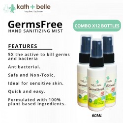 [Ready To Ship] Kath + Belle Hand Sanitizing Mist – Apple Mint 60ML (12BTLS)
