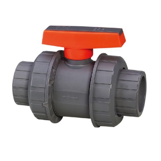 ERA NPT/BSPT UPVC UTB01 True Union Ball Valve With Color Box 2"- 63MM (1 PC)