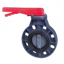 ERA NPT/BSPT UPVC UBV01 Butterfly Valve, Handle Type 3" - 90MM