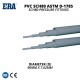 ERA NPT/BSPT Pressure Fittings US8001 PVCI SCH80 Pipe, 4M/PC 90MM (T) x 7.62MM (L)