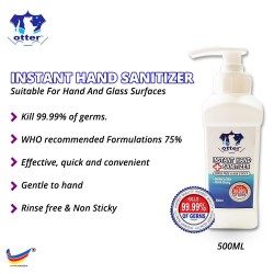 Otter Instant Hand Sanitizer Pump 500ML (2BTLS)