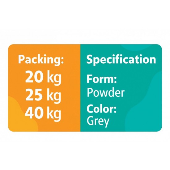 Obaproof Premix Plaster 9921 Architectural Render For Wall & Floor 20KG/25KG/40KG (GREY)