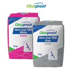 Obaproof Skim Coat 168 Finish 25KG (White/Grey)