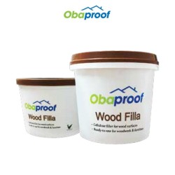 Obaproof Wood Filla Ready-Mixed Filler For Interior Woodwork & Furniture 0.5KG (Natural/Teak)