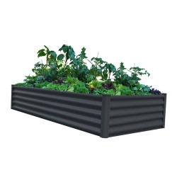 Bunnings The Organic Garden Co #0045658 200 x 100 x 41cm Raised Rectangle Garden Bed - Monument