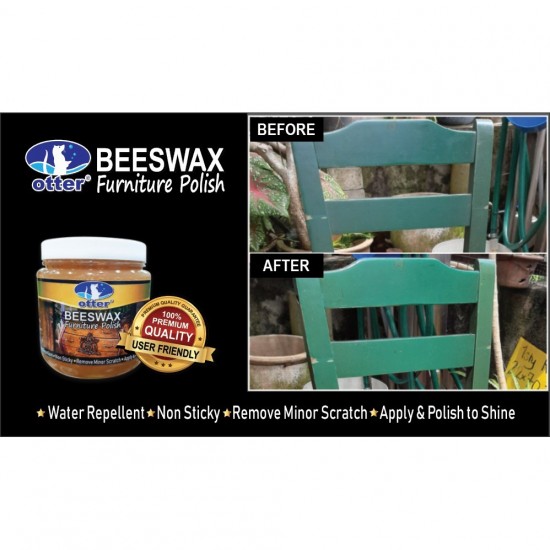 Otter 100% Premium Quality Beeswax Wood Furniture Polishing 280G