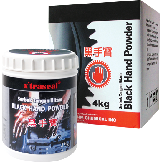X'traseal Black Hand Powder Tub 4KG X'traseal Black Hand Powder Tub 4KG