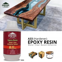 Home Store Epoxy Resin A33 Water Clear Based Adhesive 500G (Hardener)