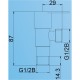 VIP 4413 Stainless Steel Angle Valve 1/2" (D)