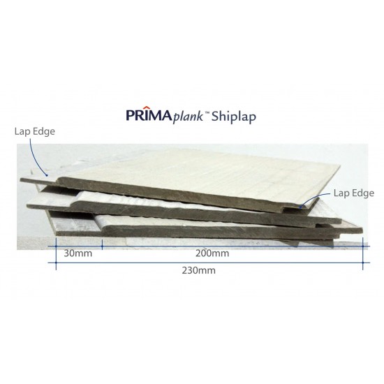 Saint-Gobain Prima Plank Shiplap 9.0MM (T) x 230MM (W) x 3660MM (L) - Smooth Saint-Gobain Prima Plank Shiplap 9.0MM (T) x 230MM (W) x 3660MM (L) - Smooth