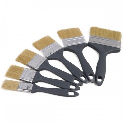 Paint Brush (Berus Cat) 100% Synthetic Filament With Stainless Steel Ferrule & Plastic Handle 1''/ 1½''/ 2''/ 2½''/ 3''/ 4''