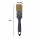 Paint Brush (Berus Cat) 100% Synthetic Filament With Stainless Steel Ferrule & Plastic Handle 1''/ 1½''/ 2''/ 2½''/ 3''/ 4''