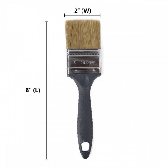 Paint Brush (Berus Cat) 100% Synthetic Filament With Stainless Steel Ferrule & Plastic Handle 1''/ 1½''/ 2''/ 2½''/ 3''/ 4''
