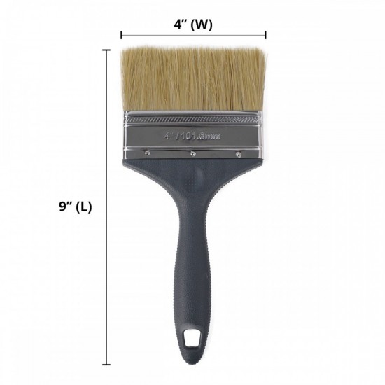 Paint Brush (Berus Cat) 100% Synthetic Filament With Stainless Steel Ferrule & Plastic Handle 1''/ 1½''/ 2''/ 2½''/ 3''/ 4''