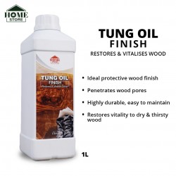 Home Store Tung Oil Finish Restores & Vitalises Wood 1L