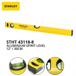 Stanley STHT43118-8 Aluminium Spirit Level 12" (30CM)