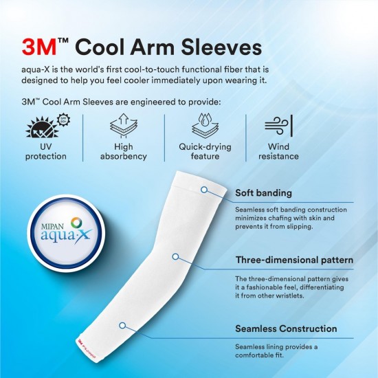 3M PS2000 Cool Arm Sleeves (For Outdoor Activities) 3M PS2000 Cool Arm Sleeves (For Outdoor Activities)