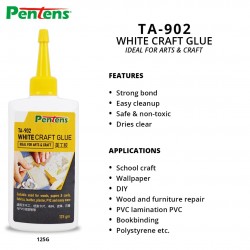 Pentens TA-902 White Craft Glue For Wood, Paper & Card, Fabric, Leather, Plaster, PVC 125G