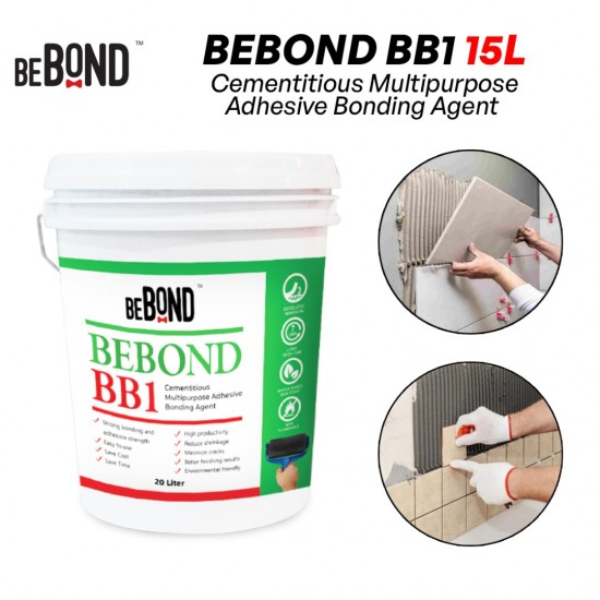 Bebond BB1 Cementitious Multipurpose Adhesive Bonding Agent 15L Bebond BB1 Cementitious Multipurpose Adhesive Bonding Agent 15L