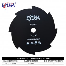 Eyuga CU-8TMS 10" Round Grass Cutter Blade 255MM (D) x 1.6MM (T) x 8T