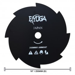 Eyuga CU-8TMS 10" Round Grass Cutter Blade 255MM (D) x 1.6MM (T) x 8T