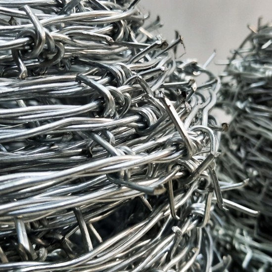 Galvanized G.I Security Barbed Wire #14 ~2.0MM (T) x 55M (L) x ~5.0KG