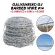 Galvanized G.I Security Barbed Wire #14 ~2.0MM (T) x 55M (L) x ~5.0KG