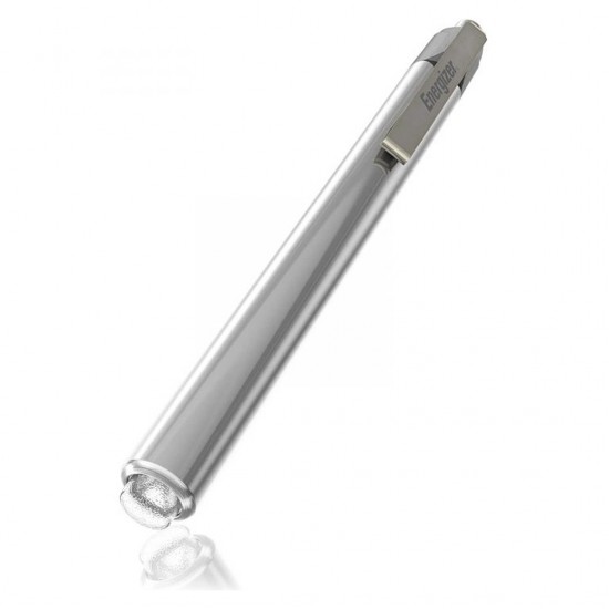 Energizer PLM22 LED Metal Pen Light with 2x AAA Batteries