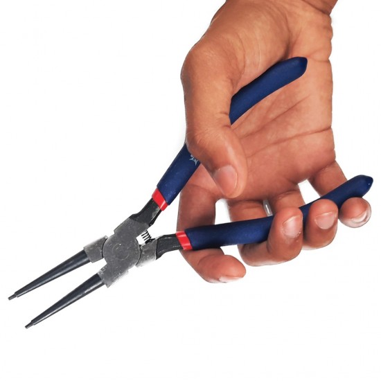 TwinMaster 7'' Internal Straight Circlip Plier 