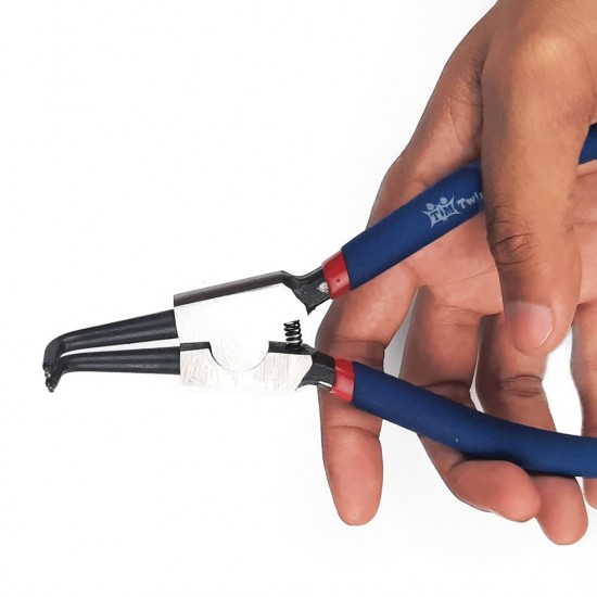 TwinMaster 7'' External Bent Circlip Plier 