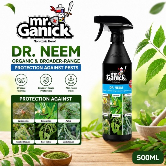 Baba Mr Ganick PT-8003 Dr. Neem Organic & Broader-Range Protection Against Pests 500ML Baba Mr Ganick PT-8003 Dr. Neem Organic & Broader-Range Protection Against Pests 500ML