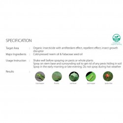 Baba Mr Ganick Dr. Neem Natural Pesticide Ready To Use 500ML