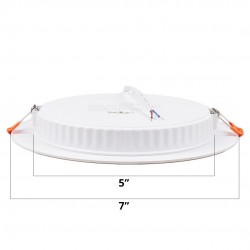 CSL CSL-R18 Round Premium Panel Light LED Ceiling Downlight Lamp 18W Cool Light (4000K)