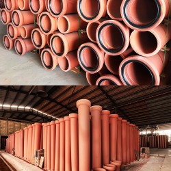 BSH Vitrified Clay Pipes (VCP) Straight Pipe 225MM (DIA) x 1.75M (L)