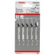 BOSCH T101AO Jigsaw Blade For Clean Curved Cut Wood x 5PCS (2608630031)
