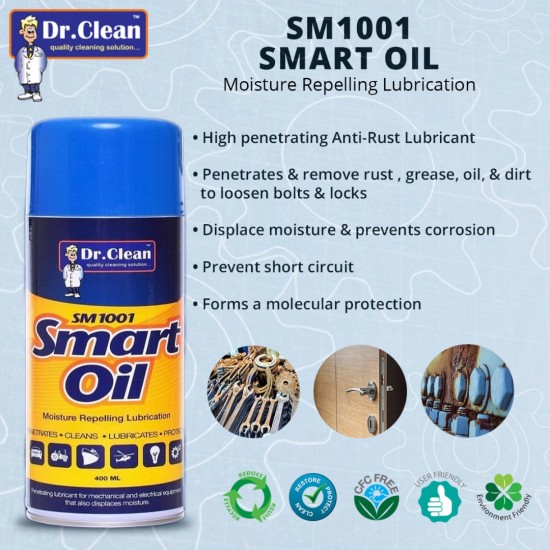 Dr Clean SM1001 Smart Oil Moisture Repelling Lubrication 400ML Dr Clean SM1001 Smart Oil Moisture Repelling Lubrication 400ML