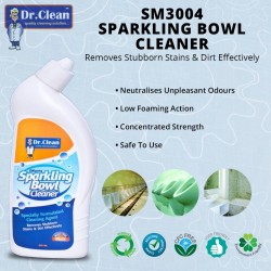 Dr Clean SM3004 Sparkling Bowl Cleaner Removes Stubborn & Dirt Effectively 500ML