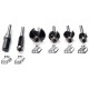 BOSCH Trimmer & Edging Router Bit Set 1/4" Shank 6PCS (2607017470)