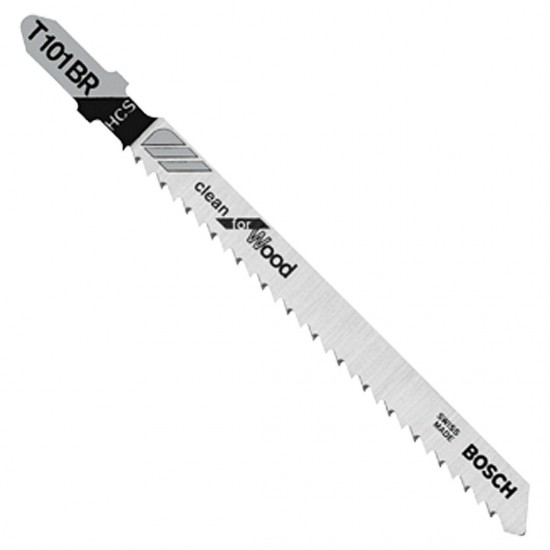 BOSCH T101BR Jigsaw Blade For Clean Straight Cut Wood x 5PCS (2608630014)