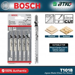 BOSCH T101B Jigsaw Blade For Clean Straight Cut Wood x 5PCS/PKT (2608630030)